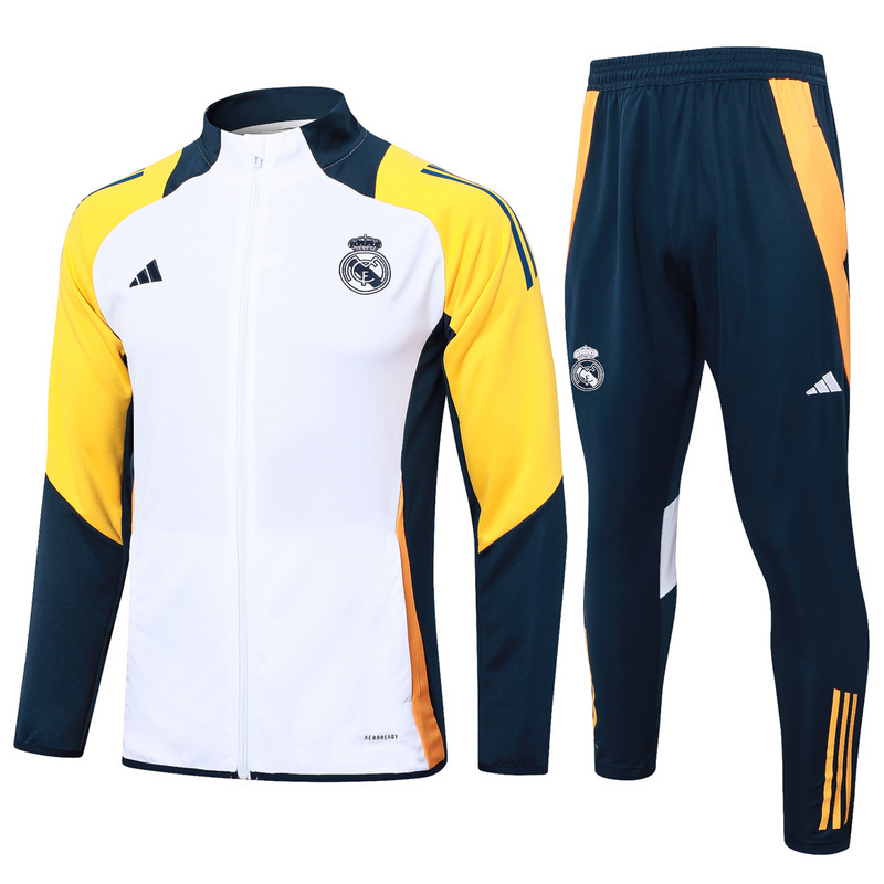 Real Madrid 24-25 Adults Long Zip Training Jersey Top + pants
