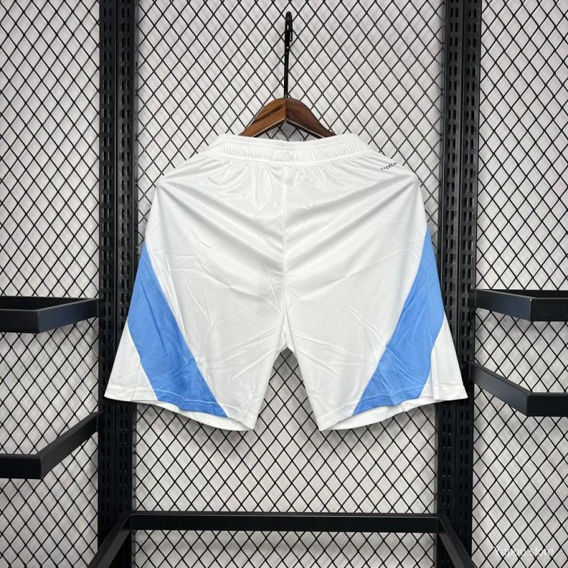 Argentina 24/25 Home White Shorts-Fans Version