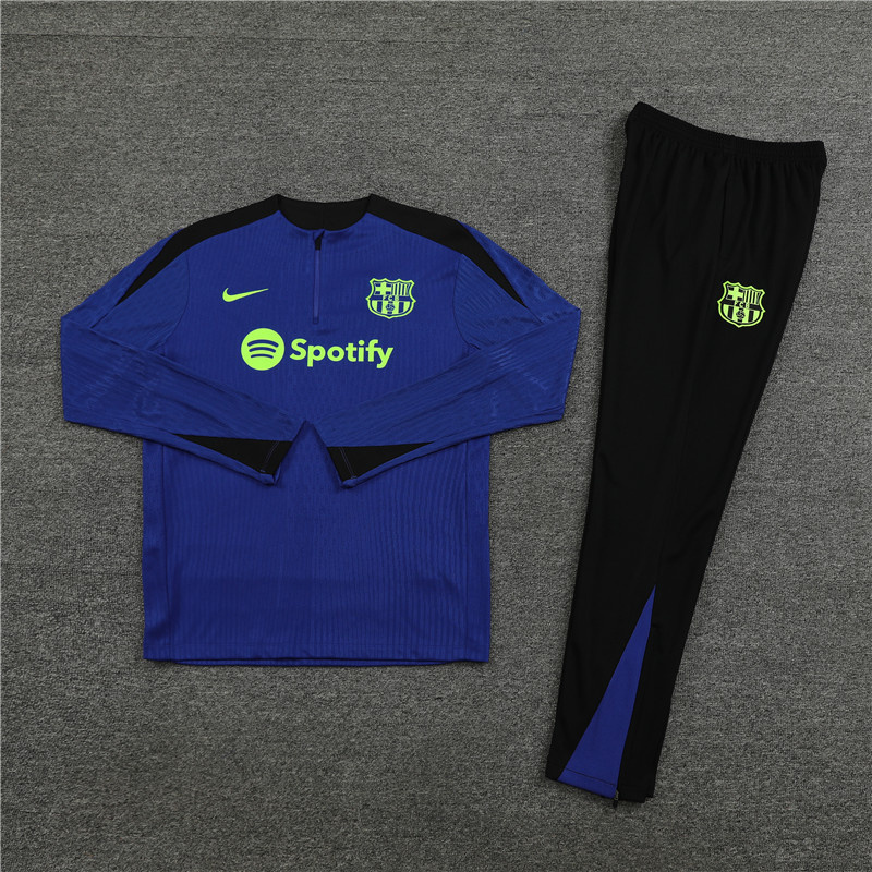 Barcelona 24/25 Adults  Long sleeves half-zip training suit Top + pants