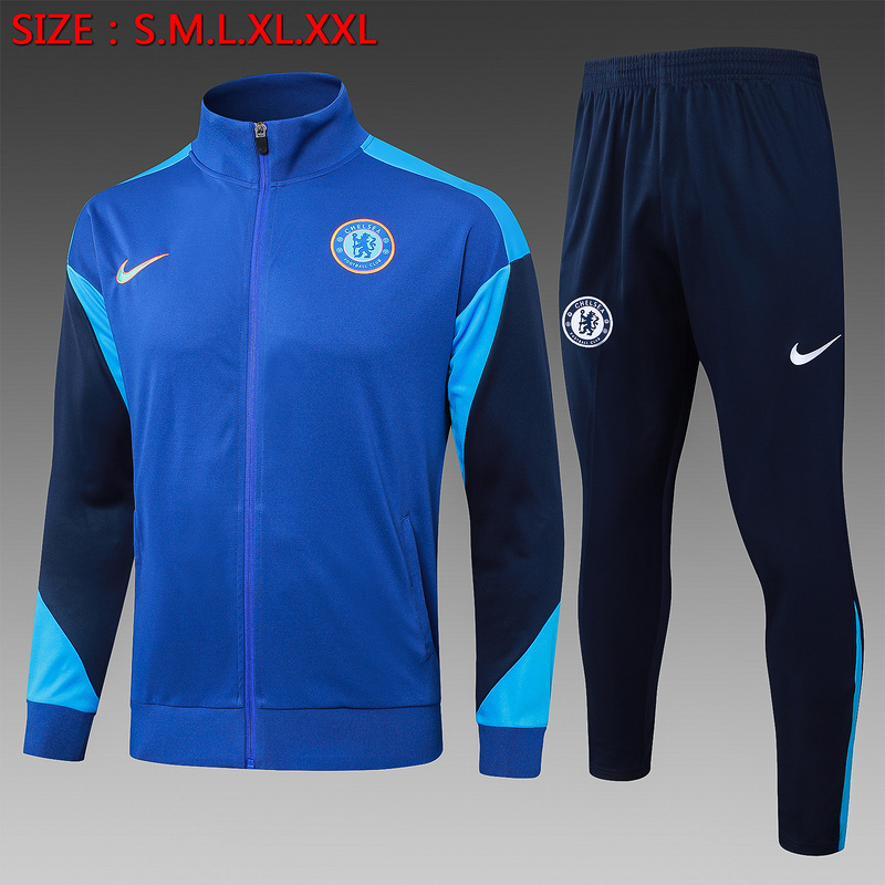 24-25 Chelsea Full-Zip Tracksuit Jersey  top + pants