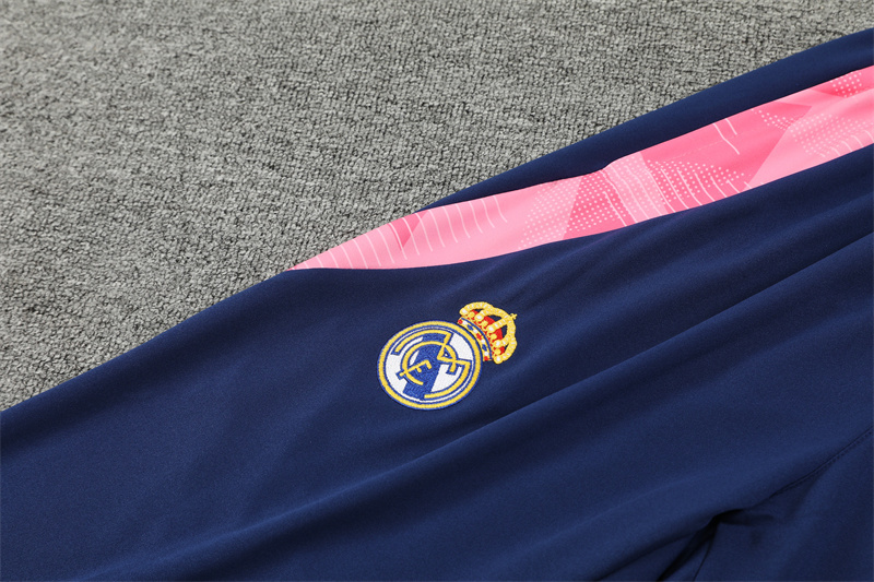 Real Madrid  24/25 Adults  Long sleeves  half-zip training suit Top + pants