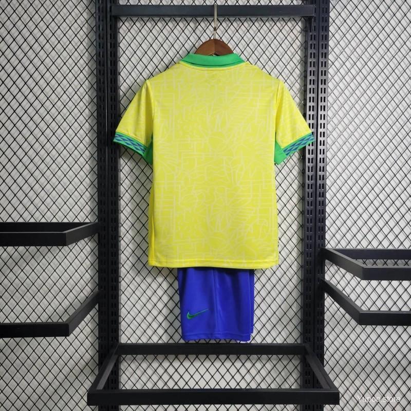 Brazil  2024 Kids Home-Short sleeves+bottoms
