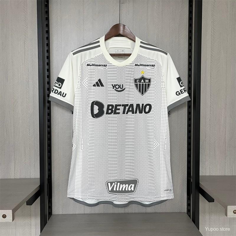Atletico Mineiro 2024/2025 Away All Sponsors Jersey- Fans Version