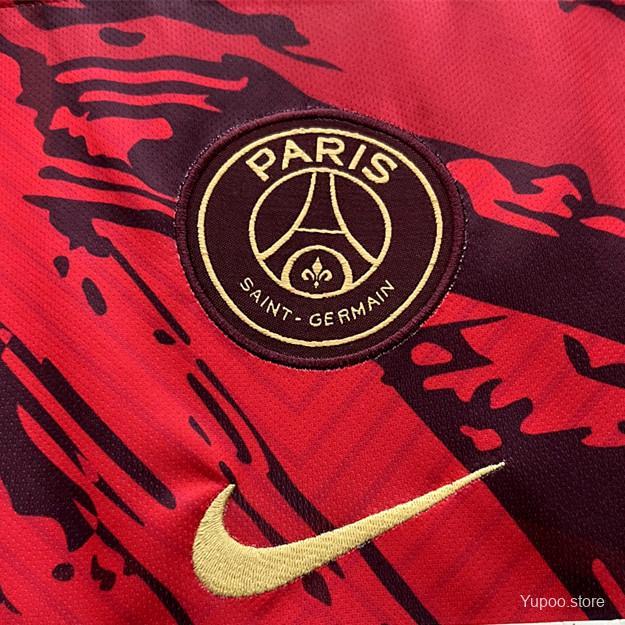 PSG 24/25  Red Special Jersey  FANS