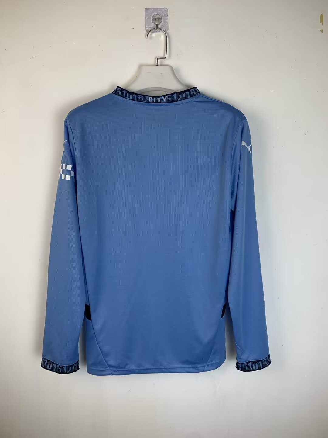 Manchester City 24-25 Home Long Sleeve Jersey - Fans Version