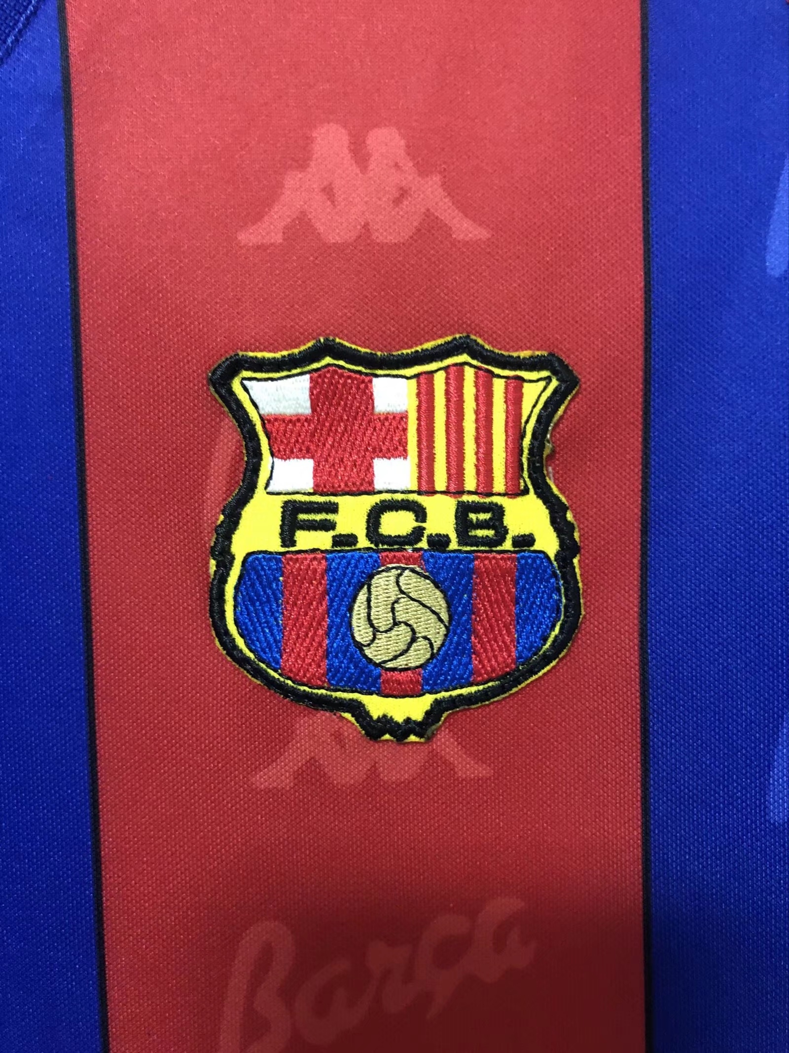 Barcelona Retro 96-97 season home jersey