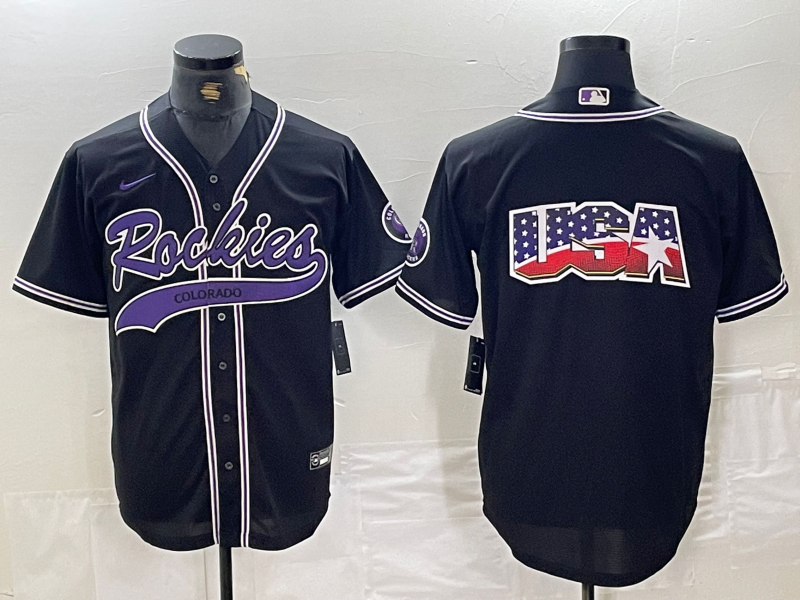 MLB Colorado Rockies baseball uniform