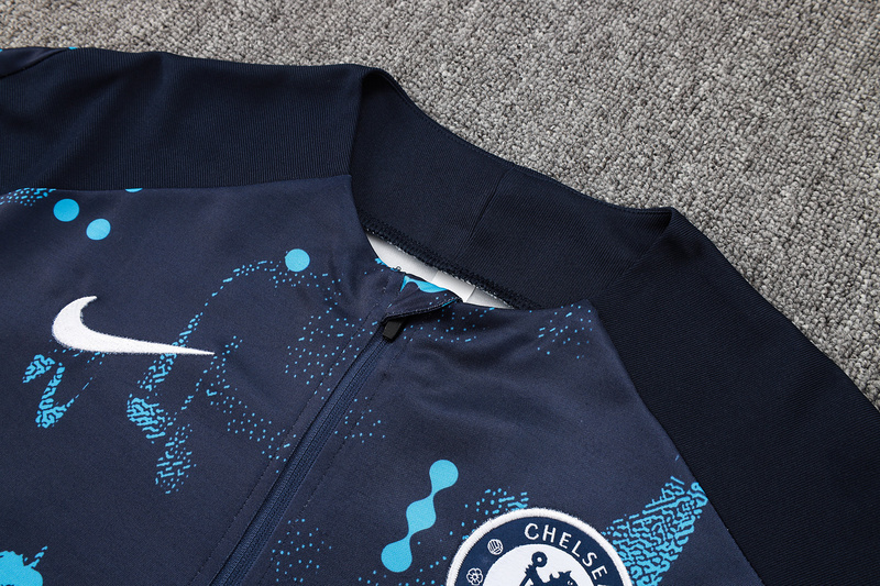 Chelsea 24/25 Adults  Long sleeves half-zip training suit Top + pants
