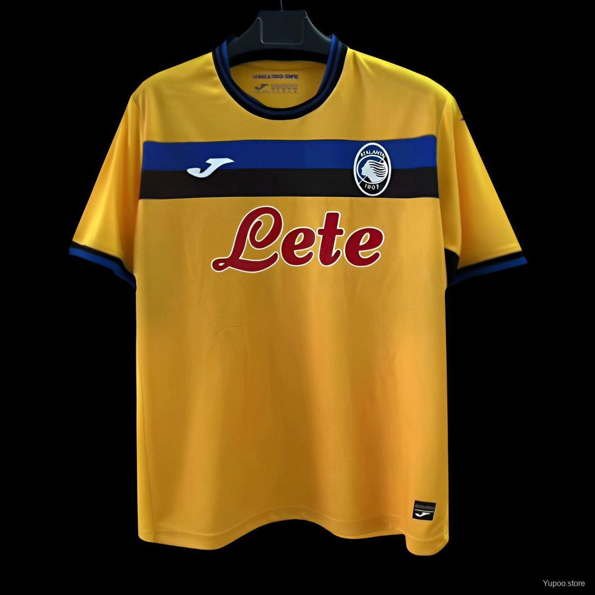 Atalanta 24/25 Third Yellow Jersey Fans Version