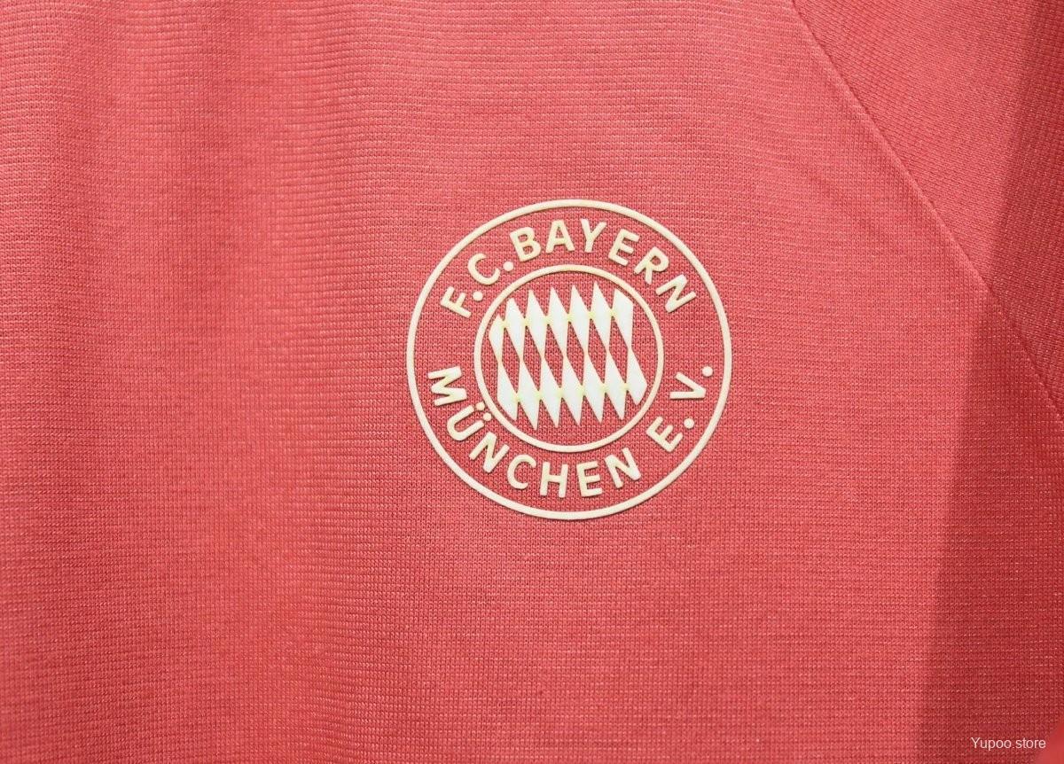 Bayern Munich 24/25 Adidas Originals Red Cotton Jersey- Fans Version