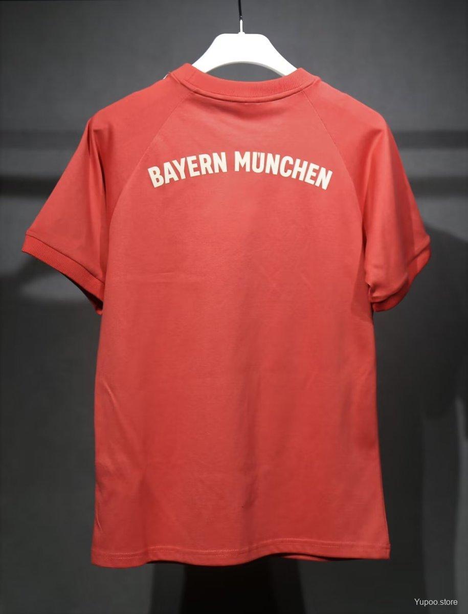 Bayern Munich 24/25 Adidas Originals Red Cotton Jersey- Fans Version