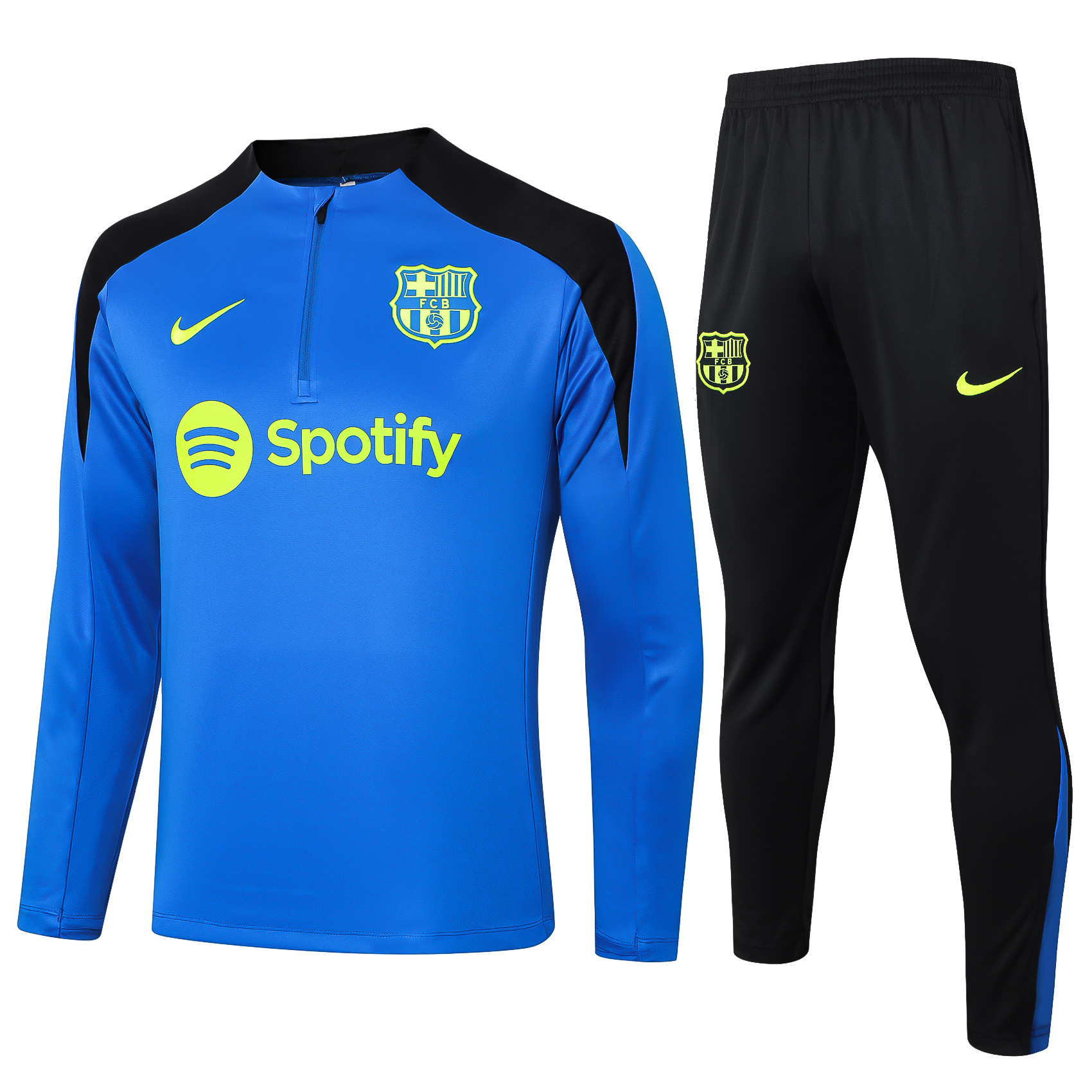 Barcelona 24/25 Adults  Long sleeves half-zip training suit Top + pants