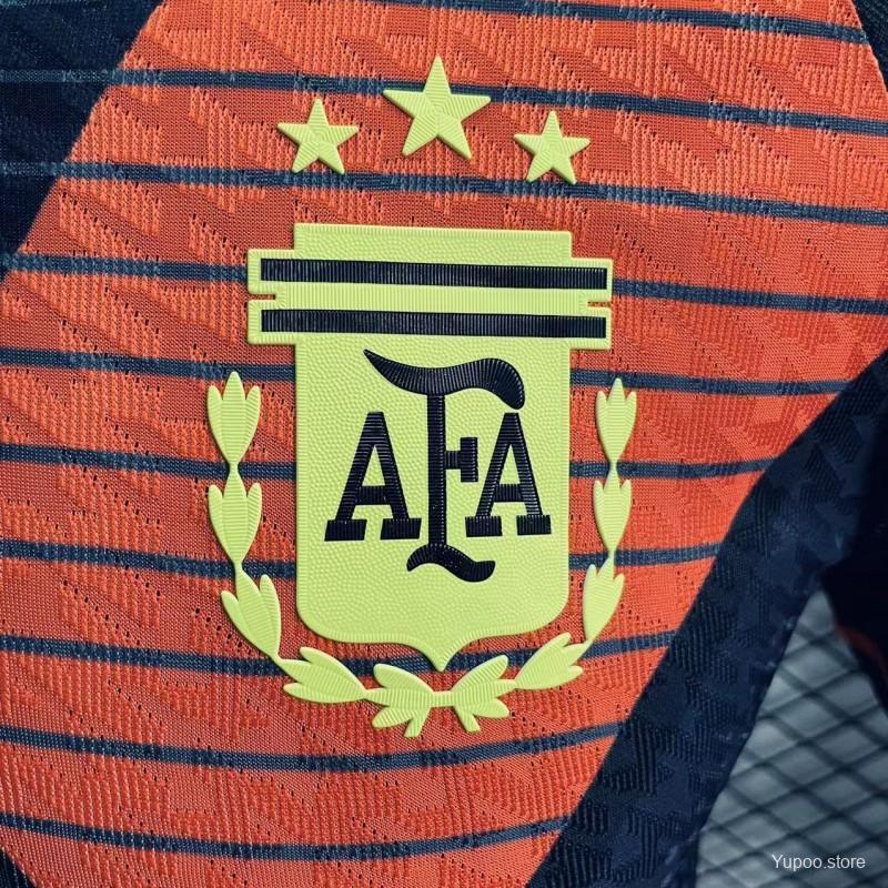 Argentina 24/25 Black Goalkeeper Jersey-Player Version