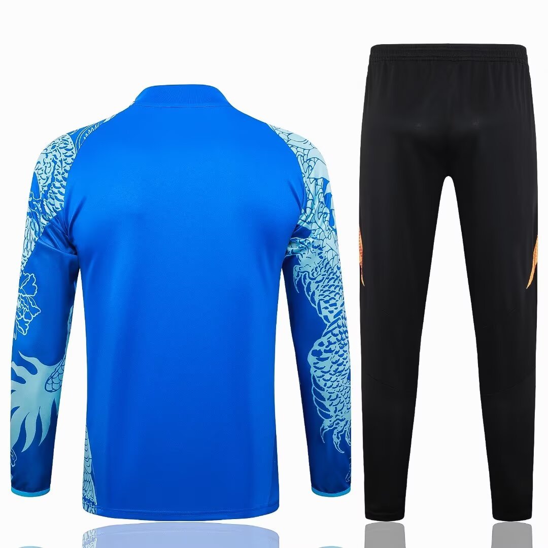 Real Madrid  24/25 Adults  Long sleeves  half-zip training suit Top + pants