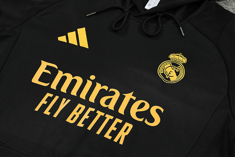 Real Madrid 24/25 Adults Long sleeves half-zip cap training suit Top + pants