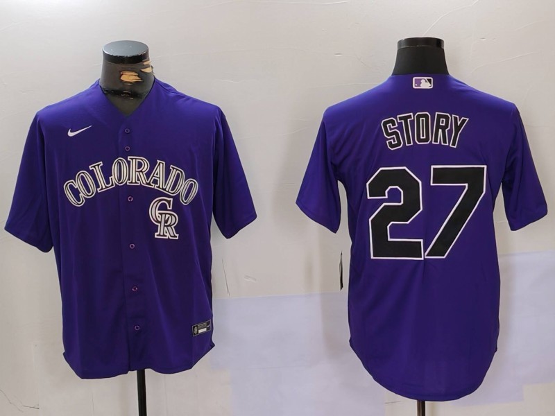 MLB Colorado Rockies baseball uniform