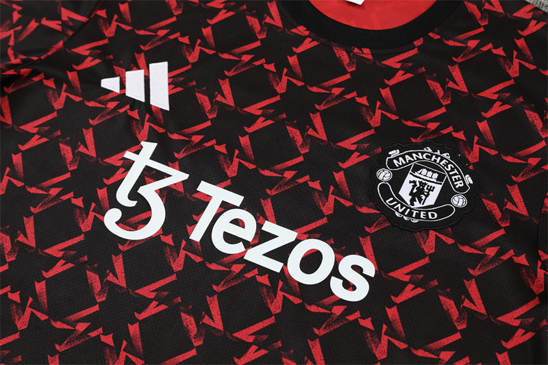 Manchester United 24/25 kids Short Sleeve Jersey+Shorts ﻿