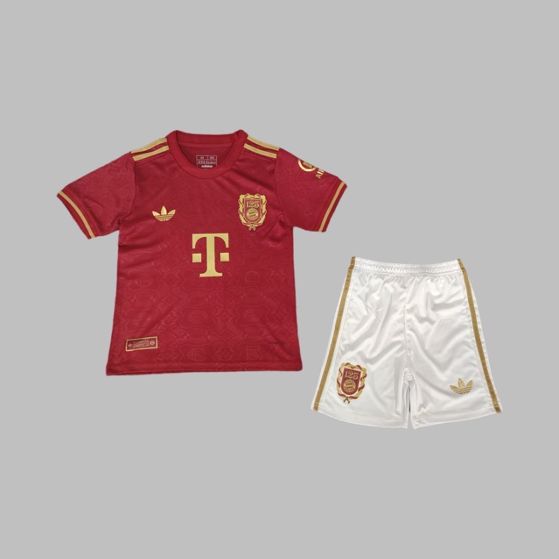 Bayern Munich 2025/26 Kids 125th Anniversary Jersey kit Top + pants