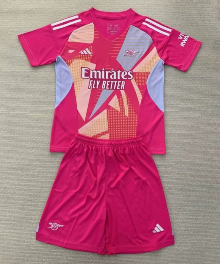 Arsenal 24/25 Kids Goalkeeper  Jersey Top + pants