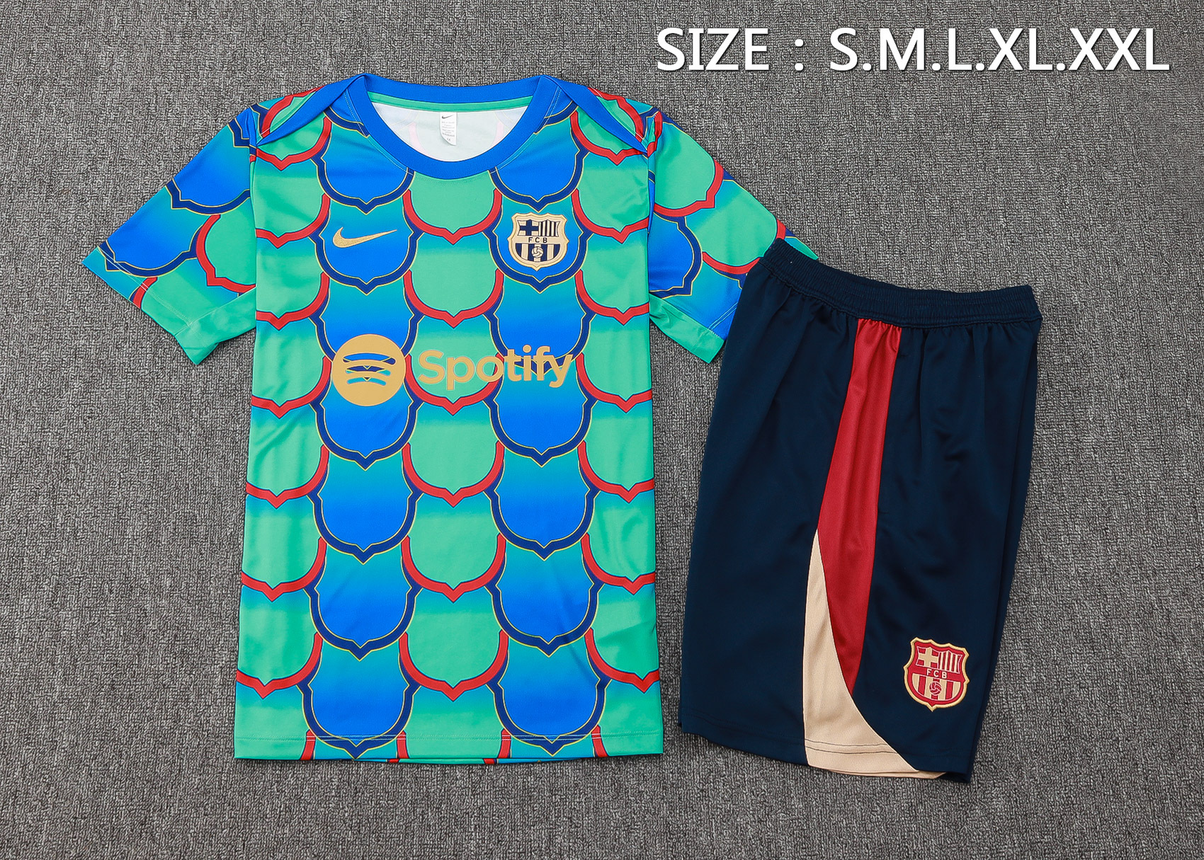Barcelona 24/25 Adult short sleeved training suit top+pants