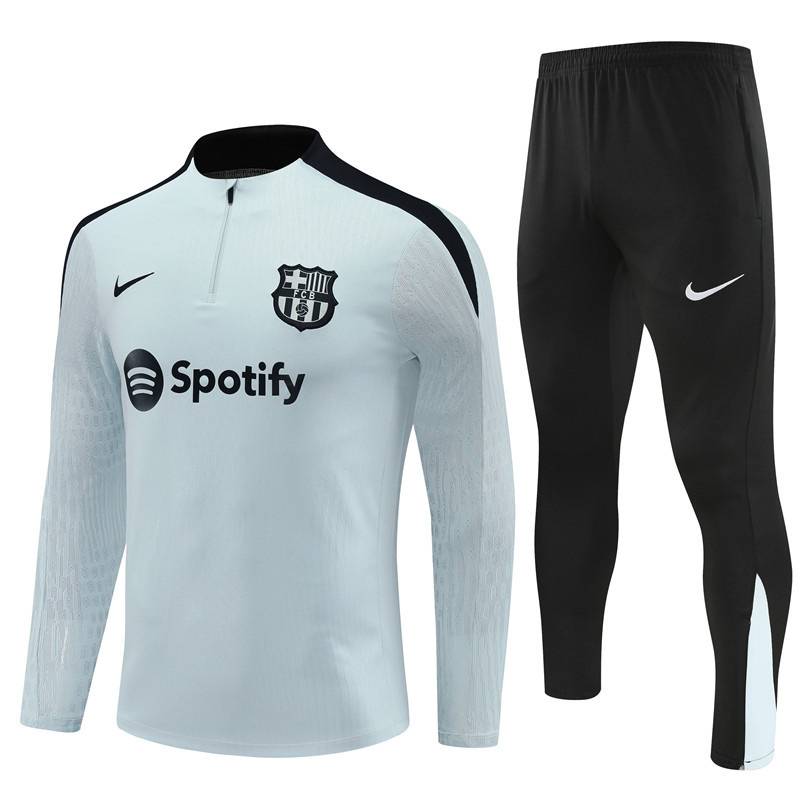 Barcelona 24/25 Adults  Long sleeves half-zip training suit Top + pants