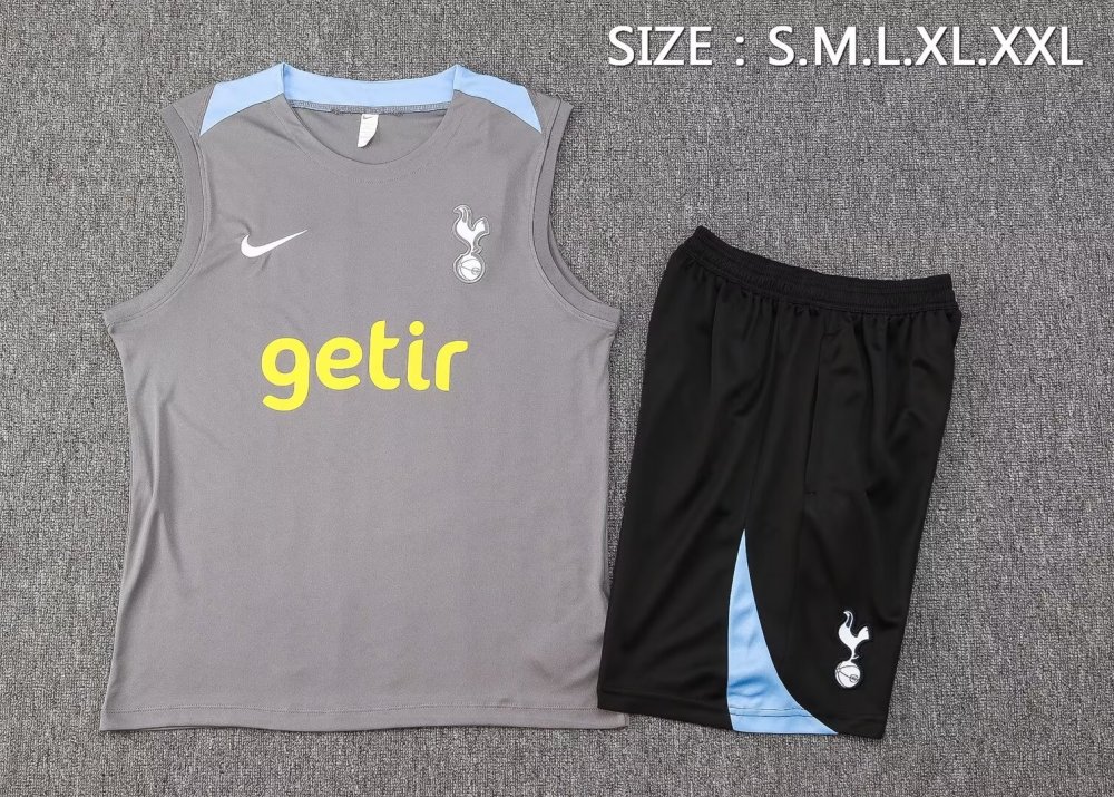 Tottenham 24/25 Adults sleeveless Jersey+Shorts ﻿