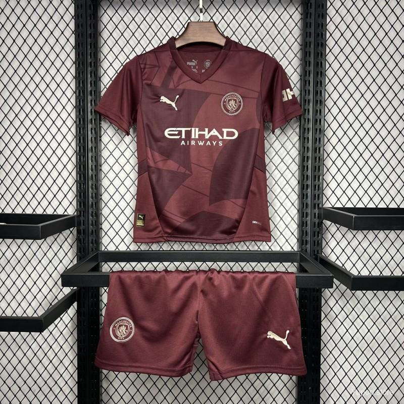 Manchester City 24/25 Kids Third  Jersey Top + pants
