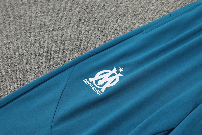 Olympique Marseille  24/25 KIDS Long sleeves half-zip training suit Top + pants