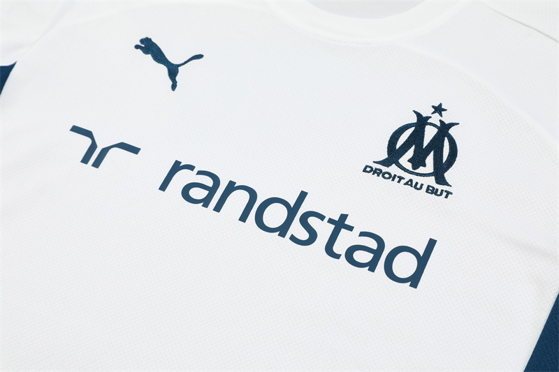 Olympique Marseille 24/25 KIDS Training Soccer Jerseys Short Short sleeves+bottoms
