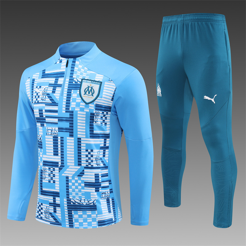 Olympique Marseille  24/25 Adults Long sleeves half-zip training suit Top + pants