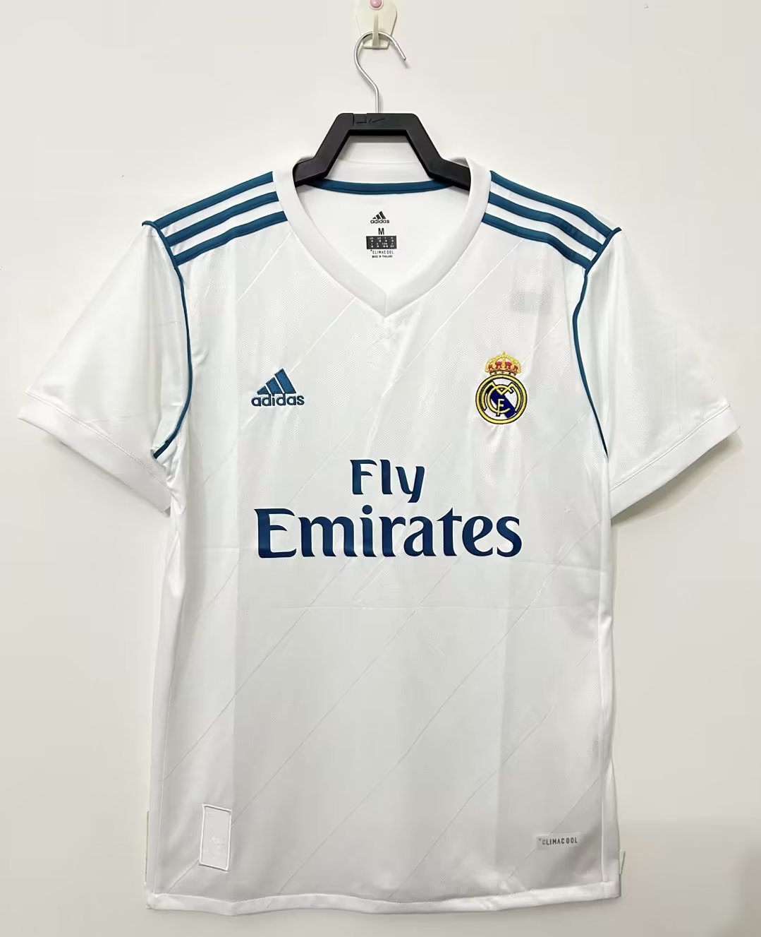 Real Madrid Retro 2017-2018 home court jersey