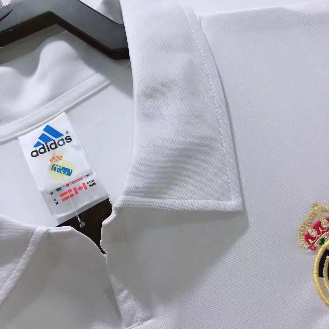 Real Madrid Retro 2002-2003 home court jersey