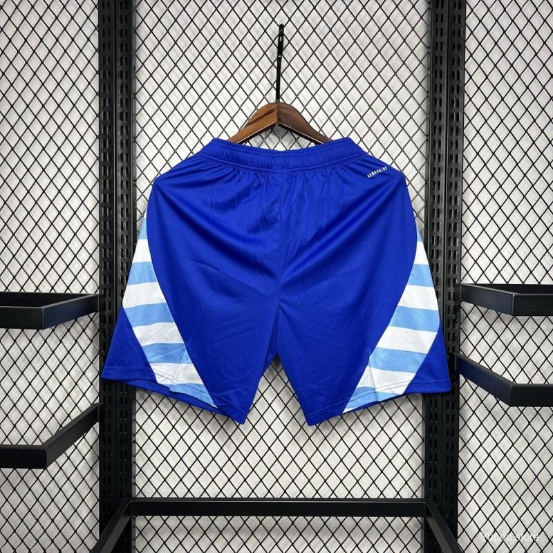 Argentina 24/25 Away Blue Shorts-Fans Version