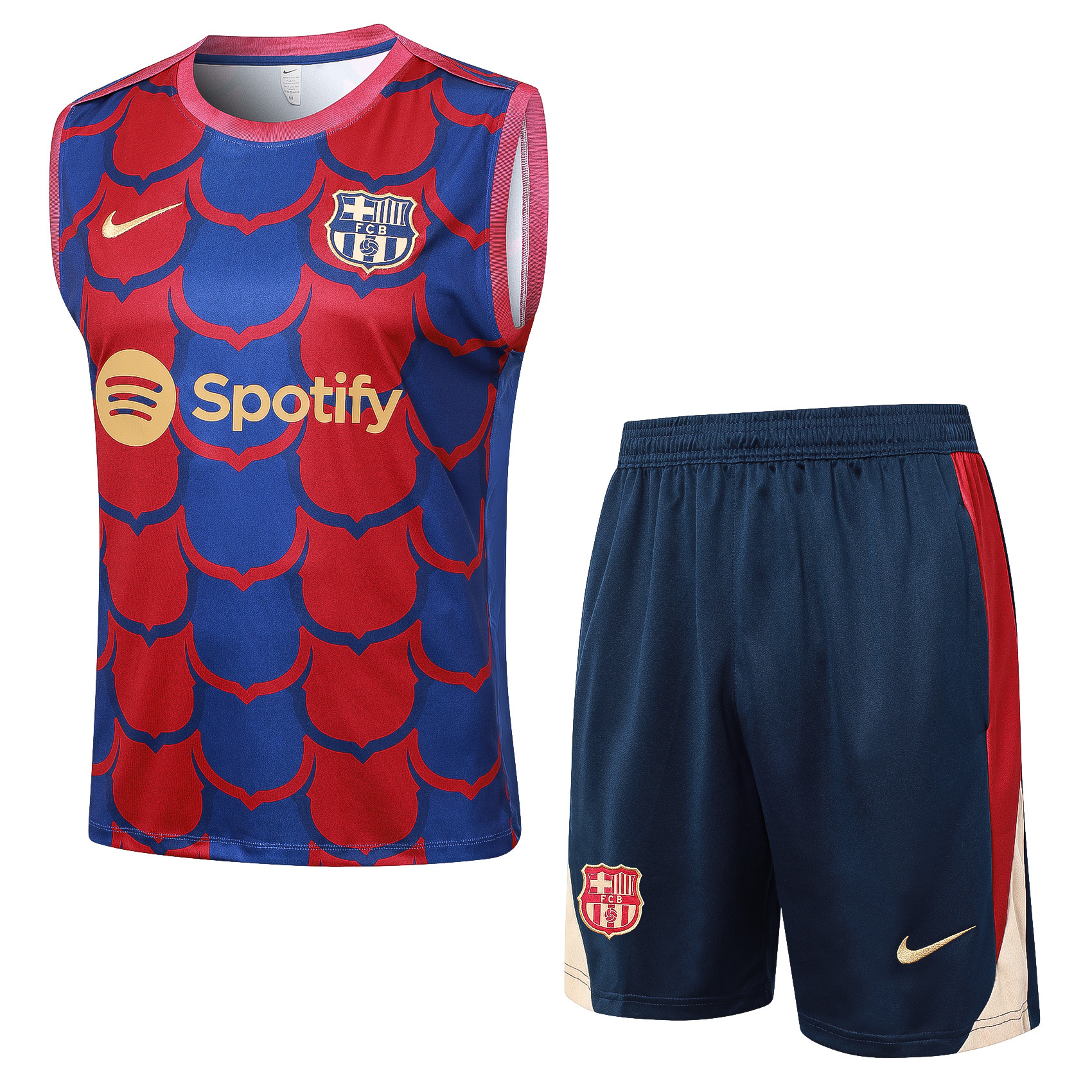 Barcelona 24/25 Adults short sleeved training suit with top and pants
