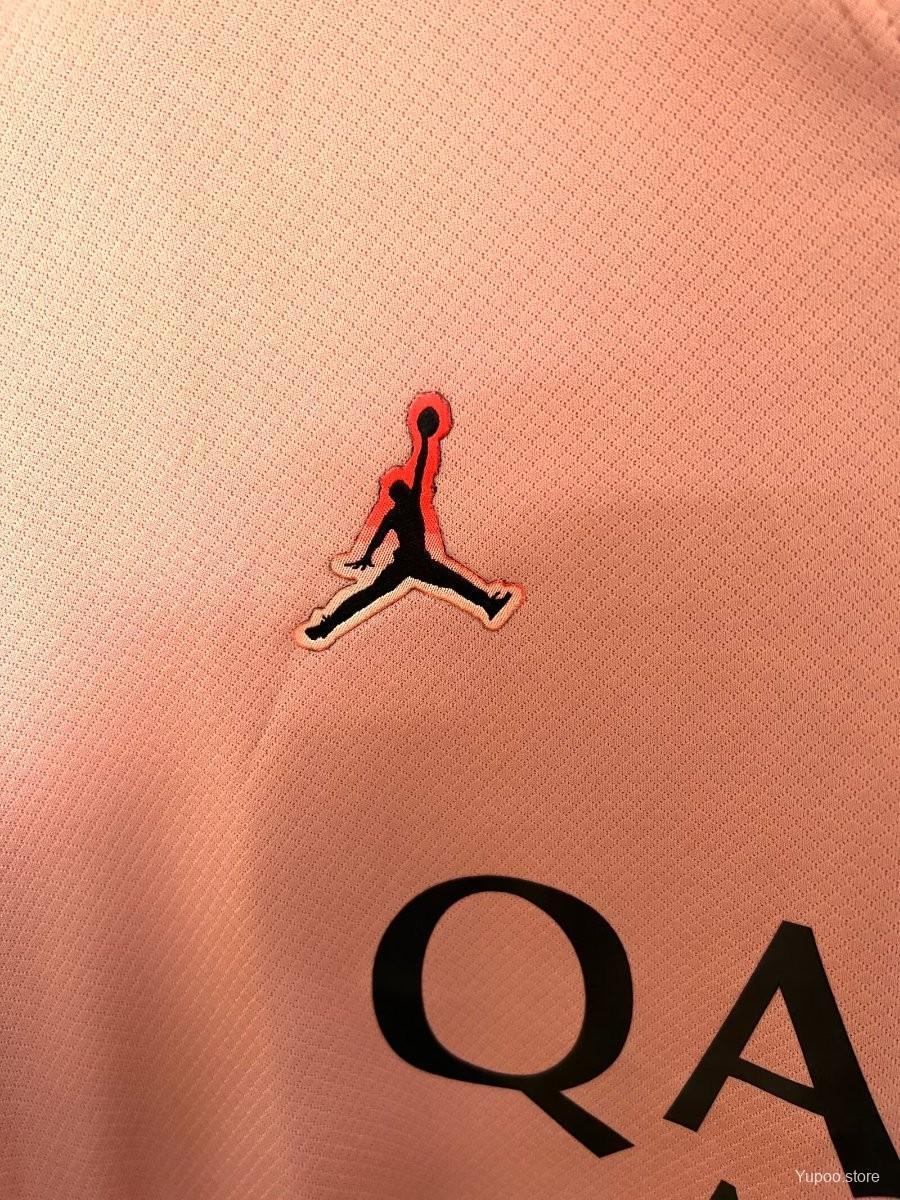 PSG 24/25  Third Pink Long Sleeve Jersey   FANS