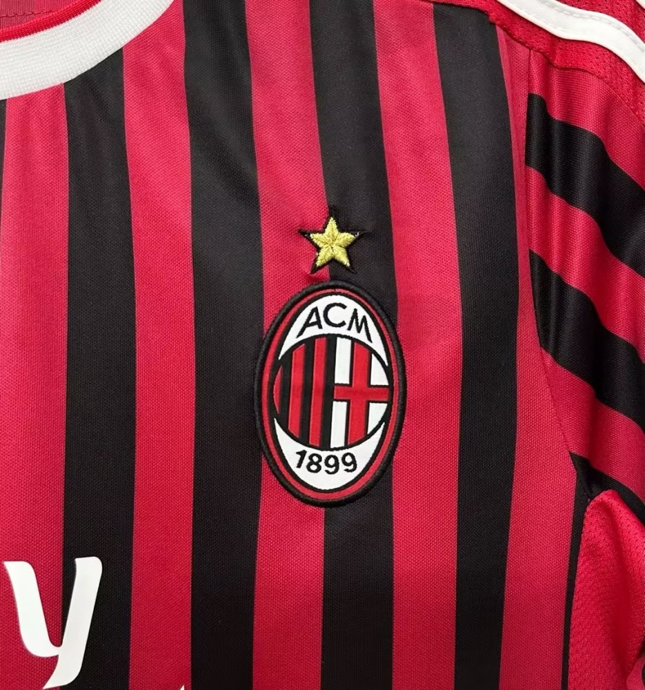 AC Milan Retro 2011-2012 season home jersey