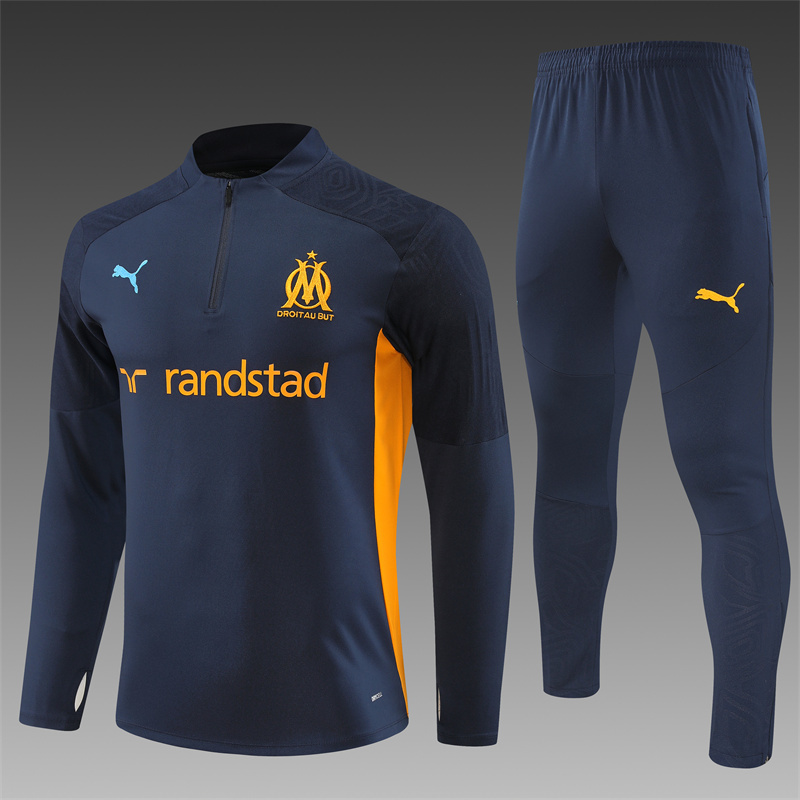 Olympique Marseille  24/25 Adults Long sleeves half-zip training suit Top + pants