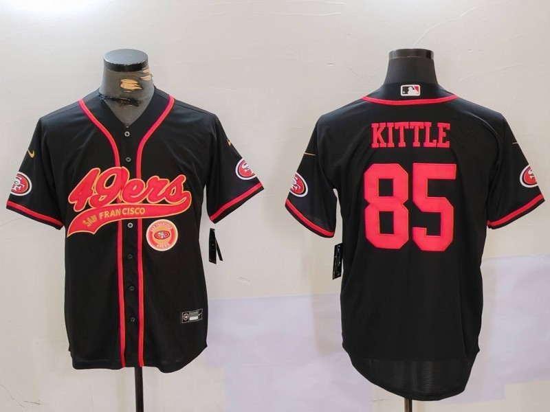 NFL 49ers City Royals KITTLE No. 85  baseball uniform
