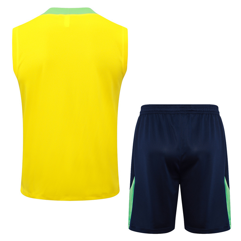 Brazil  24/25 Adult Sleeveless Shirt+Shorts