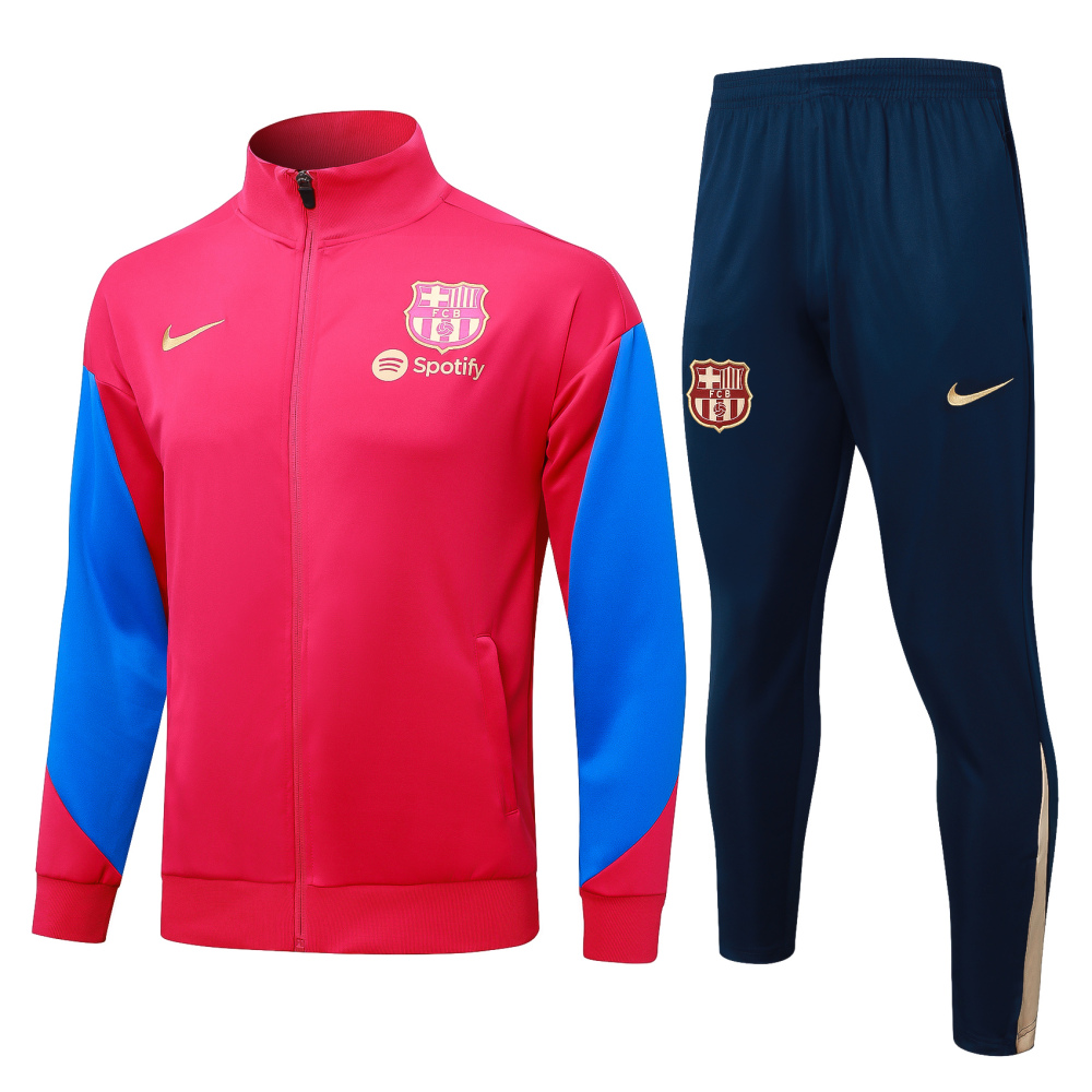 Barcelona 24-25 Adults Long Zipper Training Jersey  top + pants