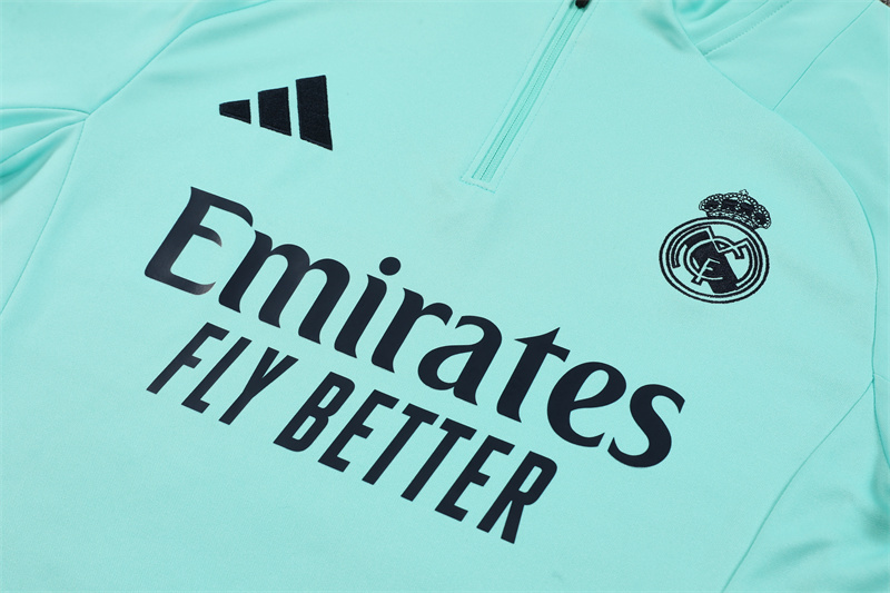 Real Madrid  24/25 Adults  Long sleeves  half-zip training suit Top + pants