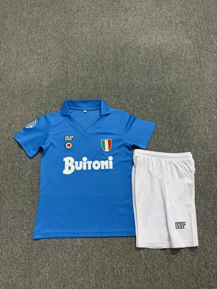 87-88 Napoli Home Kids Retro Kit