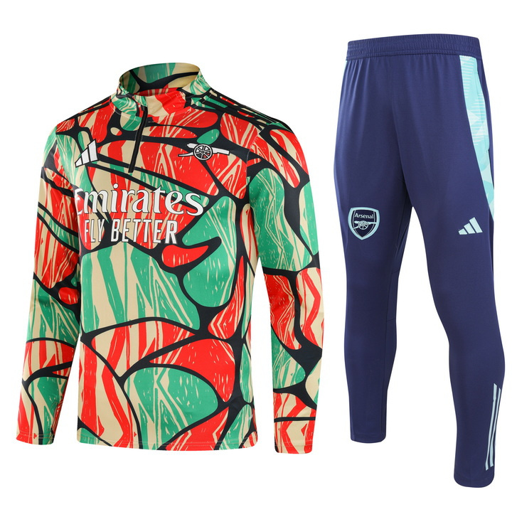 Arsenal 24/25 Adults  Long sleeves  half-zip training suit Top + pants