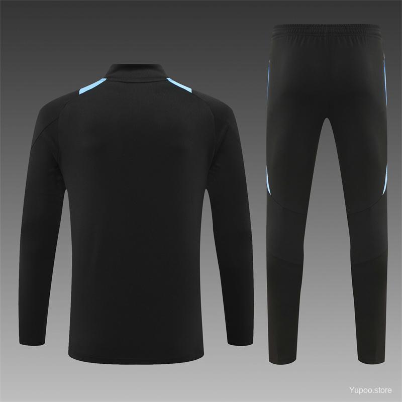 Argentina 24-25 adult long sleeved half zip training suit with top and pants