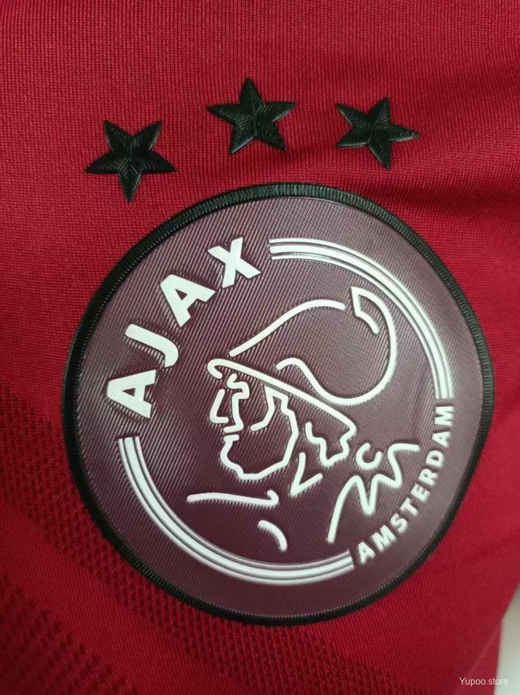 Ajax 24/25 Red Polo Jersey-Player Version