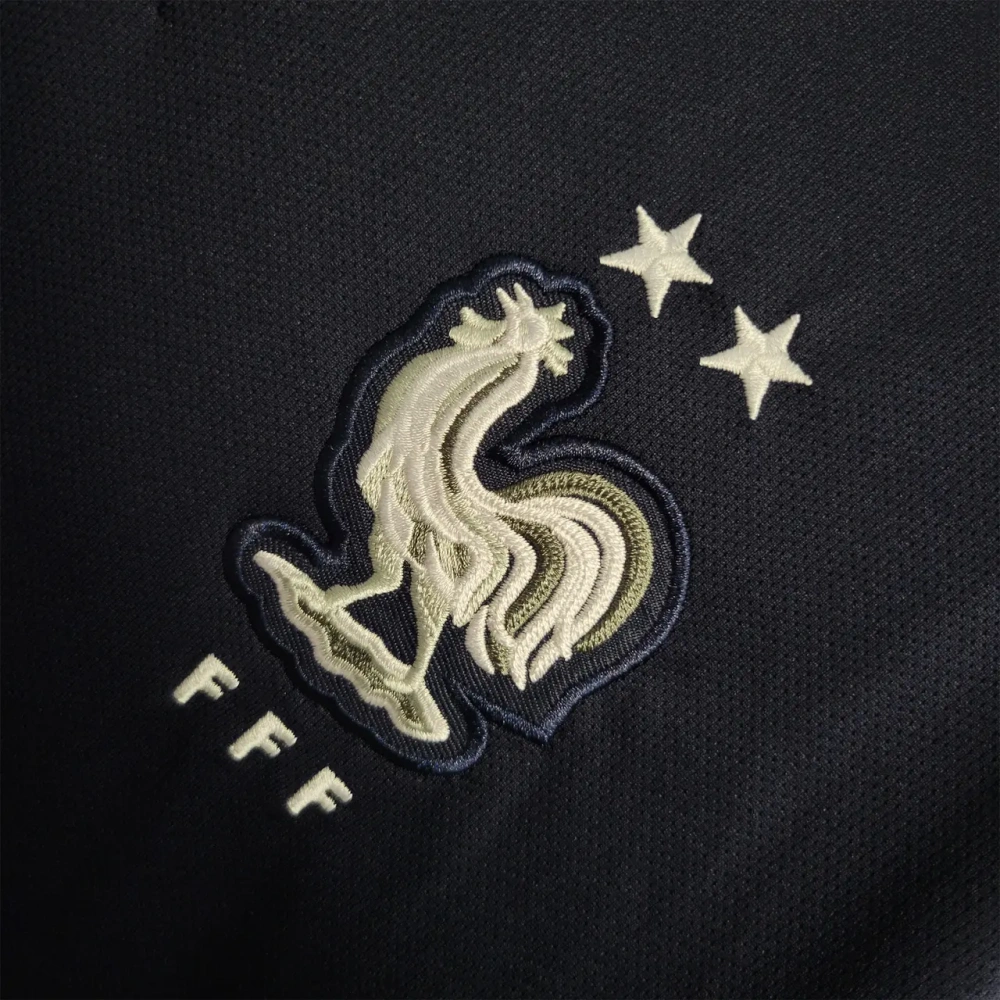 Retro France 2018 Home Stadium Long Sleeve Jersey