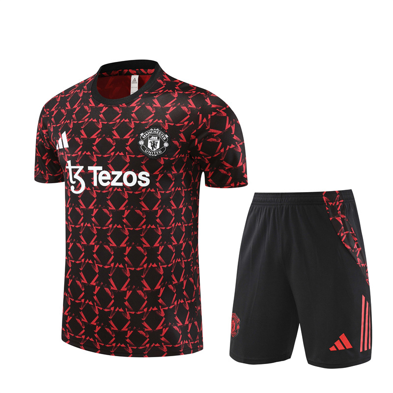 Manchester United 24/25 kids Short Sleeve Jersey+Shorts ﻿