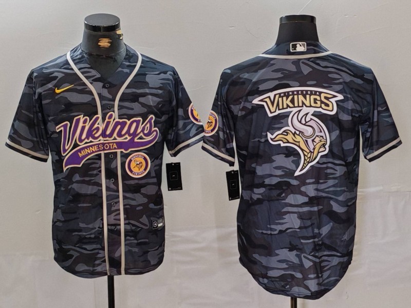 NFL Vikings City Royals  baseball uniform