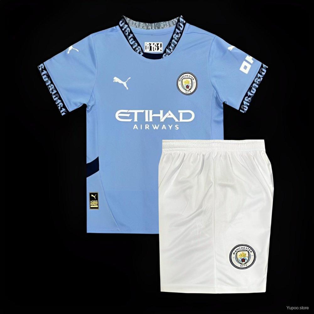 Manchester City 24/25 Adults Home Jersey Top + pants