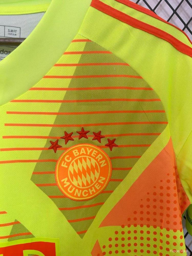 Bayern Munich 24/25 Green Goalkeeper Jersey- Fans Version